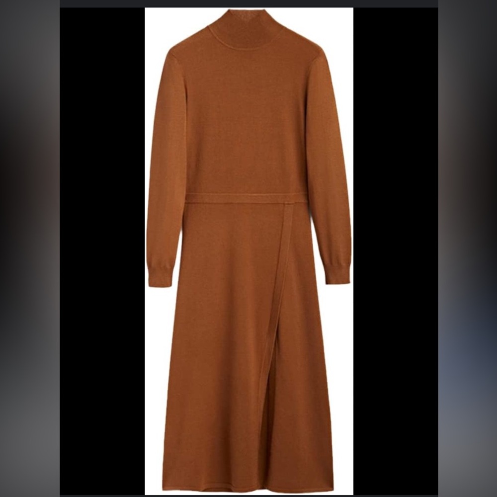 Massimo Dutti Long-Sleeve Dress